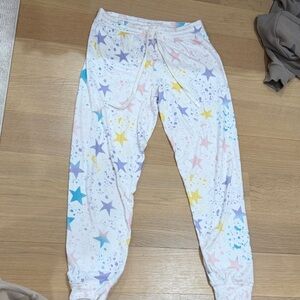 Colorful Star Print Kids Joggers